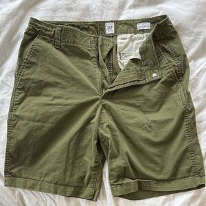GAP Women's Olive Green Bermudas